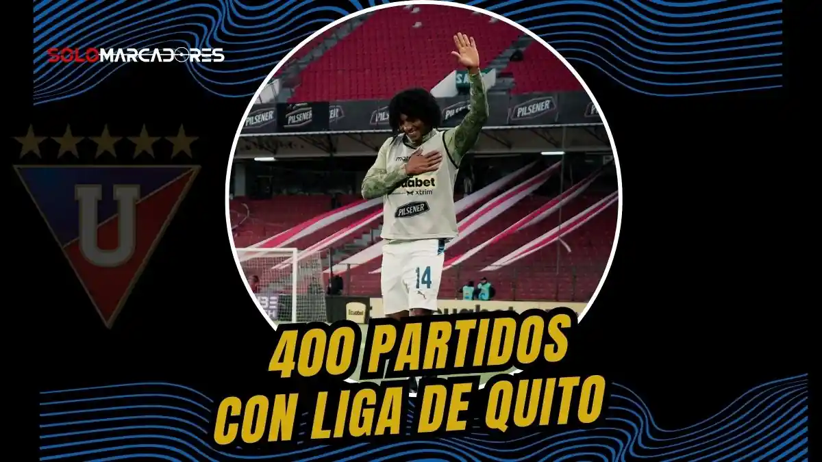Liga de Quito homenajeó a José 'Choclo' Quintero por sus 400 partidos.