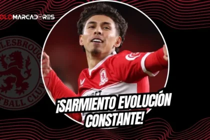 El DT del Middlesbrough resaltó el trabajo físico y técnico de Jeremy Sarmiento tras su llegada en enero de 2026.