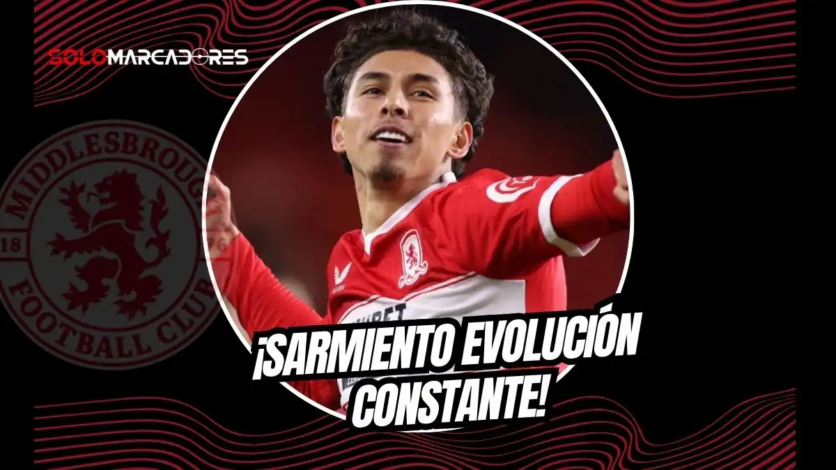 El DT del Middlesbrough resaltó el trabajo físico y técnico de Jeremy Sarmiento tras su llegada en enero de 2026.