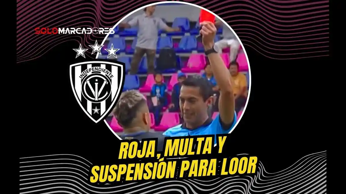 El Comité Disciplinario de la LigaPro suspendió a Layan Loor por dos fechas tras su falta sobre Alexander Bolaños.