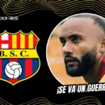 El volante brasileño Leonai Souza confirmó su salida de Barcelona SC con un emotivo mensaje para la hinchada y el personal del club.