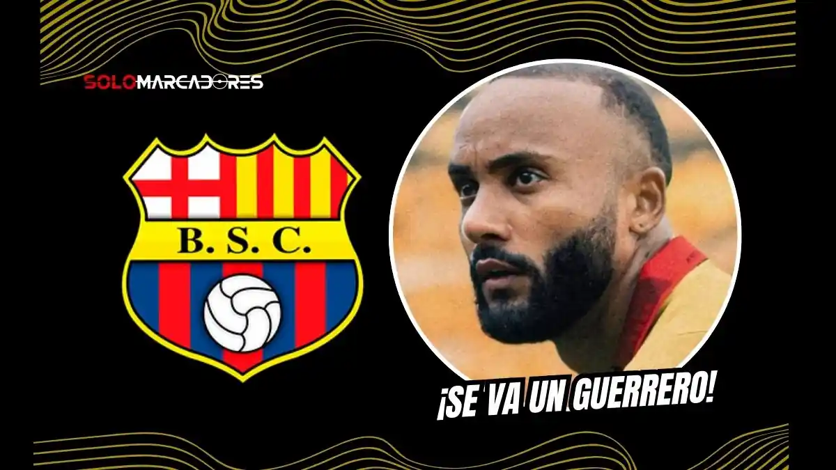 El volante brasileño Leonai Souza confirmó su salida de Barcelona SC con un emotivo mensaje para la hinchada y el personal del club.