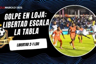 Libertad FC dio la sorpresa al derrotar 2-1 a Liga de Quito en Loja. Goles de Cortez y Corozo para hundir a la U en la fecha 3 de la LigaPro 2026.