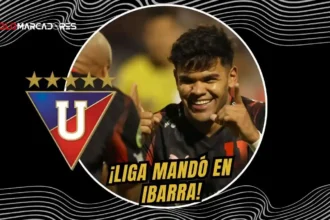 Liga de Quito se llevó los tres puntos de Ibarra tras vencer 0-2 a Leones FC con goles de Redes y Corozo. Repasa la crónica del partido aquí.