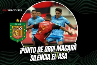 Macará igualó 1-1 ante Deportivo Cuenca con goles de Ordóñez y Paz. Los ambateños se mantienen segundos en la tabla de la LigaPro 2026.