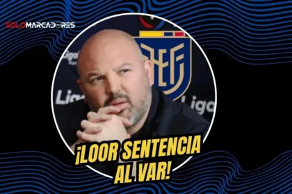 Miguel Ángel Loor arremete contra el proveedor del VAR tras las fallas en Loja. El 10% de los partidos han tenido problemas técnicos este año.