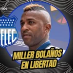 Miller Bolaños recuperó su libertad tras ser detenido. El delantero de Emelec alega un tema médico como motivo de su salida. ¿Se queda en el club?