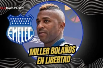 Miller Bolaños recuperó su libertad tras ser detenido. El delantero de Emelec alega un tema médico como motivo de su salida. ¿Se queda en el club?