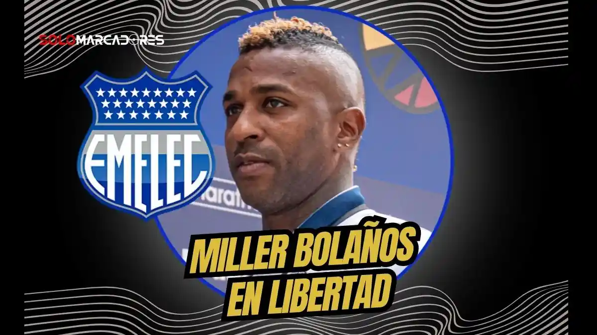 Miller Bolaños recuperó su libertad tras ser detenido. El delantero de Emelec alega un tema médico como motivo de su salida. ¿Se queda en el club?