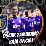 Óscar Zambrano queda fuera de la convocatoria de Ecuador por lesión. El volante del NK Maribor se pierde los amistosos de marzo y complica su cupo al Mundial.