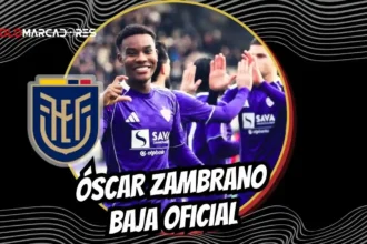 Óscar Zambrano queda fuera de la convocatoria de Ecuador por lesión. El volante del NK Maribor se pierde los amistosos de marzo y complica su cupo al Mundial.