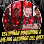 Pervis Estupiñán destaca en la lista del AC Milan al mejor jugador de marzo. Conoce a sus rivales y los pasos para votar por el lateral ecuatoriano.