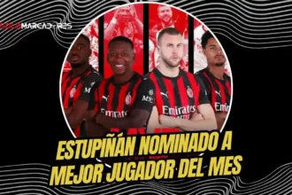 Pervis Estupiñán destaca en la lista del AC Milan al mejor jugador de marzo. Conoce a sus rivales y los pasos para votar por el lateral ecuatoriano.