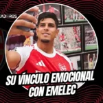 Piero Hincapié revela su corazón en el Astillero: "Me tira un poquito más Emelec" 4 El defensor Piero Hincapié reveló en DSports que "le tira un poquito más Emelec" por su padre.