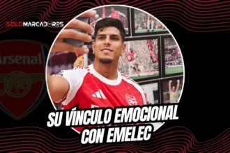 El defensor Piero Hincapié reveló en DSports que "le tira un poquito más Emelec" por su padre.