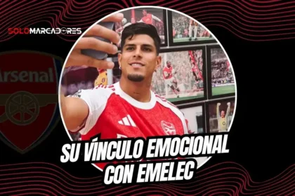 El defensor Piero Hincapié reveló en DSports que "le tira un poquito más Emelec" por su padre.