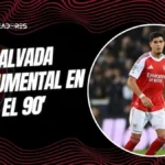 Piero Hincapié fue clave en la victoria del Arsenal 2-1 ante Mansfield Town en la FA Cup.