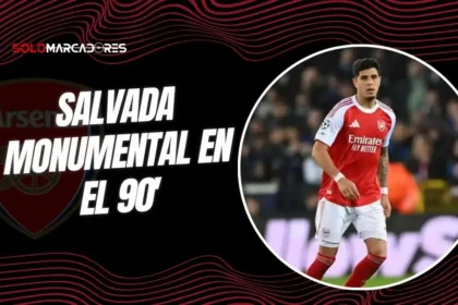 Piero Hincapié fue clave en la victoria del Arsenal 2-1 ante Mansfield Town en la FA Cup.