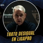 Tiago Nunes, DT de Liga de Quito, arremete contra la LigaPro por el calendario de partidos y denuncia un trato desigual frente a otros clubes.