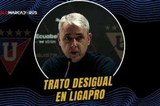 Tiago Nunes, DT de Liga de Quito, arremete contra la LigaPro por el calendario de partidos y denuncia un trato desigual frente a otros clubes.