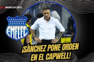 Vicente Sánchez analiza la victoria de Emelec ante IDV y destaca la consolidación de su modelo de juego y la disciplina del plantel joven en el Capwell.