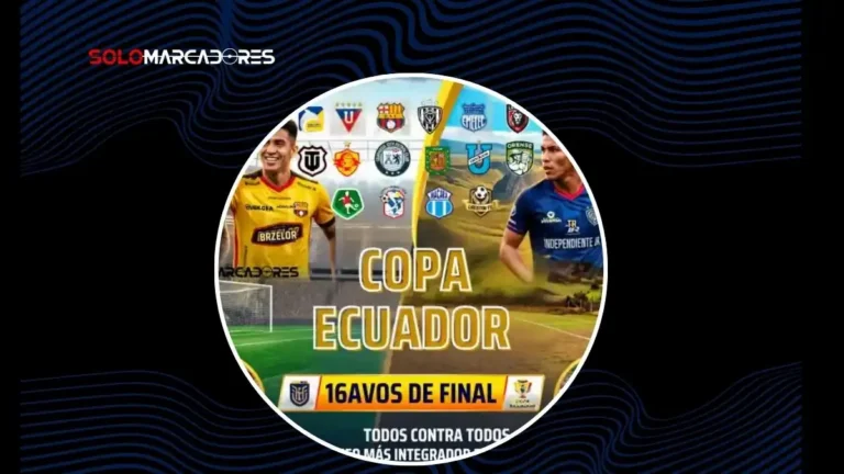 Se definieron los cruces de los 16avos de final de la Copa Ecuador.