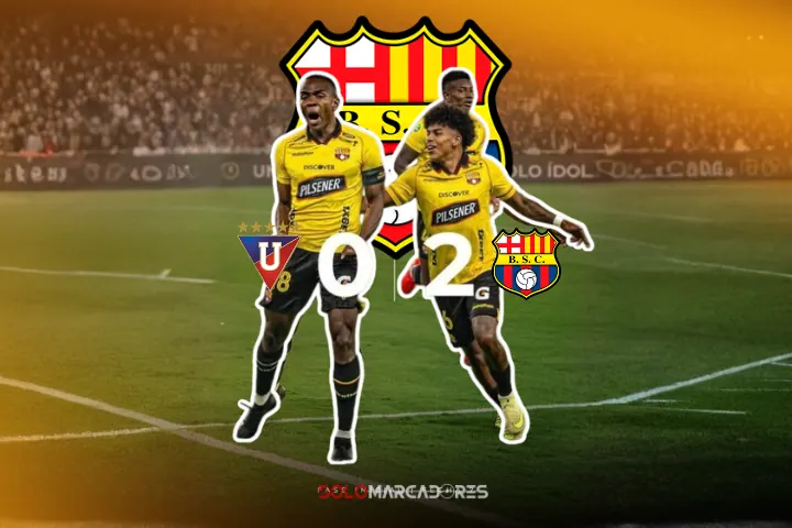 ¡Conquista en las nubes! Barcelona SC asalta el Rodrigo Paz y somete a Liga 1 Barcelona SC se impuso 2-0 ante Liga de Quito con goles de Quiñónez y Villalba. Los Toreros son escoltas en la LigaPro tras un triunfo histórico en Casa Blanca.