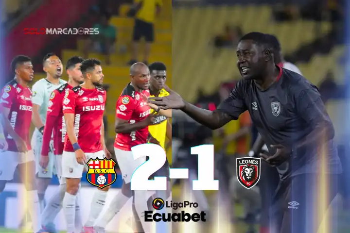 Édison Méndez analizó la caída de Leones del Norte ante Barcelona SC y destacó la mejoría futbolística de su equipo en la segunda etapa en el Monumental.