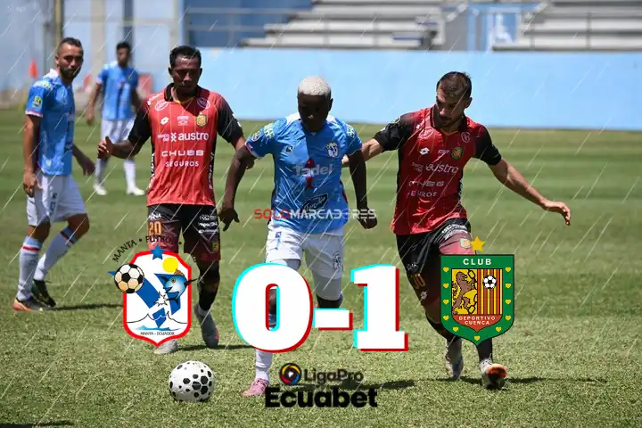 Con gol de Jorge Ordóñez, Deportivo Cuenca derrotó 0-1 a Manta FC en el Jocay. El equipo morlaco ya es quinto en la tabla de posiciones de LigaPro.