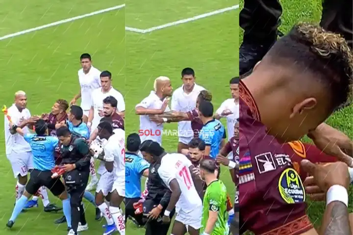 Mina desata la locura en Echaleche: Mushuc Runa tumba al Rodillo en el último suspiro 24 Graves incidentes en Echaleche marcaron el cierre del primer tiempo entre Mushuc Runa y Técnico Universitario. Empujones y grescas en la LigaPro 2026.
