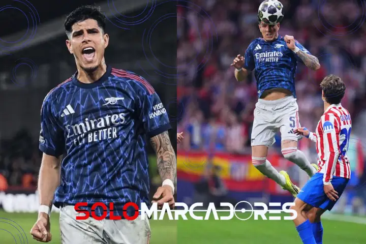 Atlético de Madrid y Arsenal empataron en la ida de las semis de Champions 23 Atlético de Madrid y Arsenal FC empataron 1-1 en la ida de semis de Champions. Piero Hincapié fue titular y figura en la defensa de los Gunners.