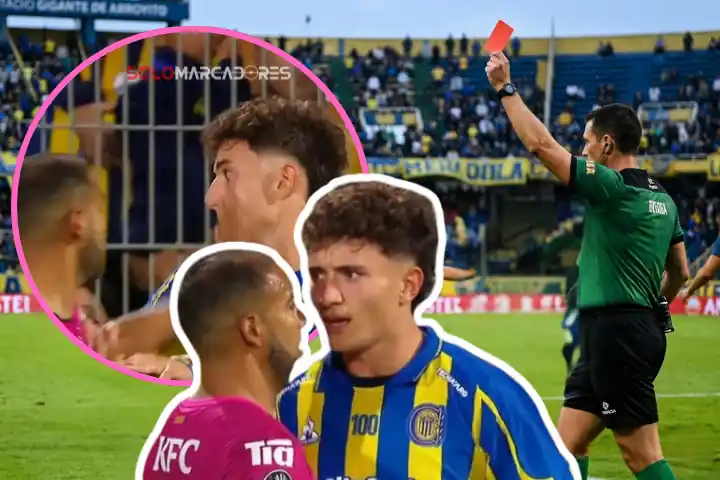 Junior Sornoza fue expulsado al minuto 60 tras un golpe innecesario. IDV se queda con diez hombres en un duelo clave de Copa Libertadores ante Rosario Central.