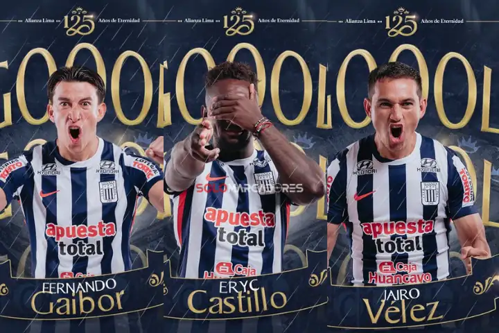 Con hat-trick de Eryc Castillo y goles de Gaibor y Vélez, Alianza Lima goleó 8-0 a Cusco FC y es líder en Perú. Seis goles fueron tricolores.