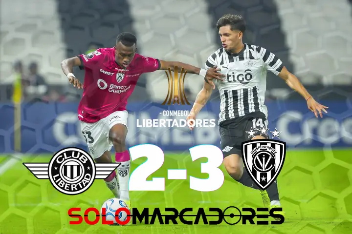 Independiente del Valle asalta Paraguay CON HAT-TRICK DE ‘COCOLISO’ 23 Carlos 'Cocoliso' González anotó tres goles en la victoria de Independiente del Valle ante Libertad por la fecha 3 de la Libertadores.