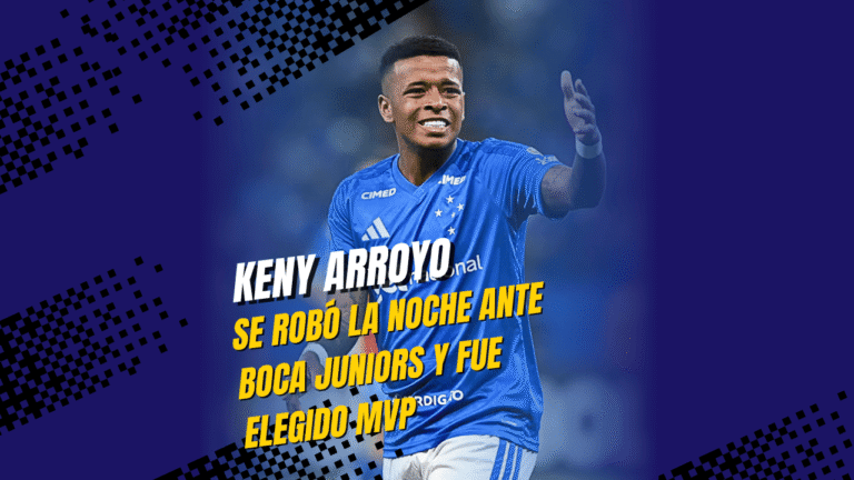 Keny Arroyo encendió la Libertadores y el fútbol ecuatoriano celebra