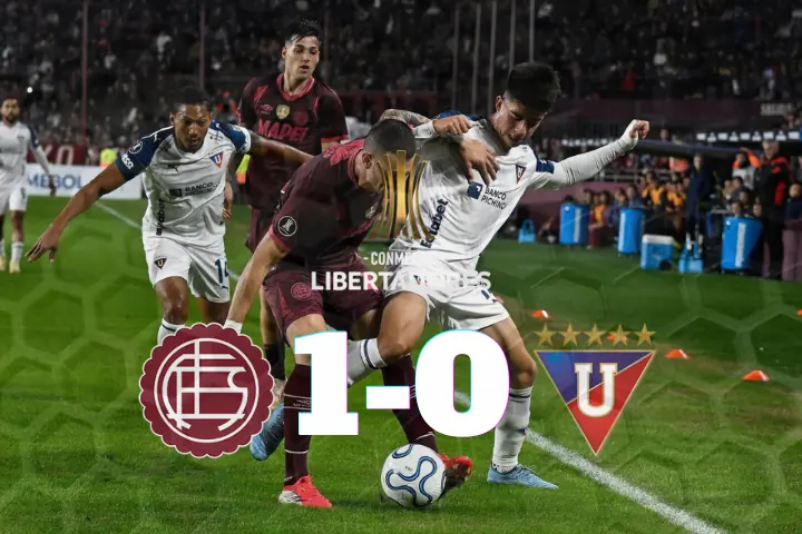 LDU cayó ante Lanús en la Conmebol Libertadores 23 LDU sufrió una derrota 1-0 ante Lanús en la fecha 3 de la Libertadores. Un gol de Cardozo sentenció el partido en Buenos Aires.