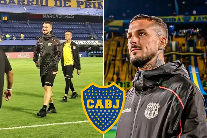 El emotivo regreso del 'Pipa': Benedetto ovacionado en una Bombonera que no olvida 23 Darío Benedetto recibió un emotivo reconocimiento en La Bombonera antes del Boca vs. Barcelona SC. Repasa la ovación al 'Pipa' en la Copa Libertadores.