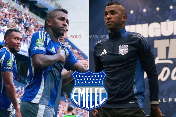 Se confirma la salida de Miller Bolaños de Emelec. Tras no entrenar con el plantel, el delantero rescindió contrato de mutuo acuerdo con el club.