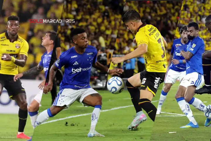 Barcelona SC debutó con derrota en la Libertadores 2026. Un gol de Matheus Pereira le dio el triunfo a Cruzeiro en el Monumental por el Grupo D.
