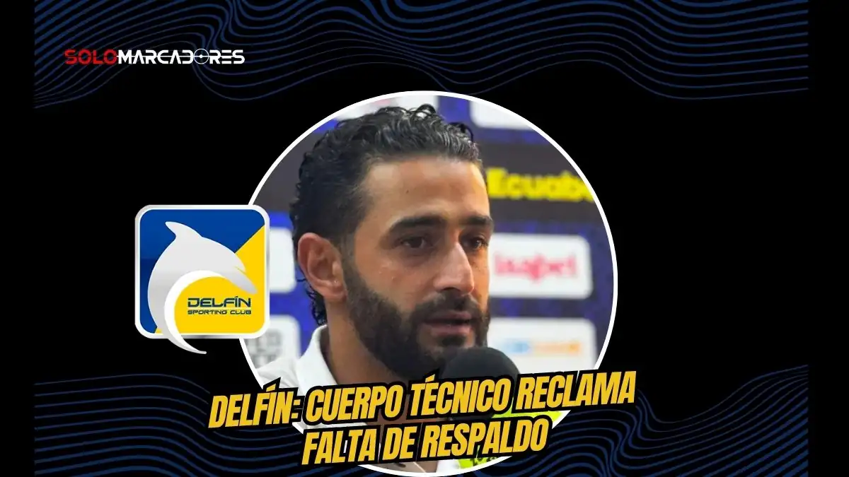 Ahmad Tayarani, asistente de Delfín, denunció abandono dirigencial y fallos arbitrales tras el empate ante Orense.