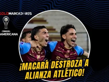 Macará vence a Alianza Atlético en Perú por la Copa Sudamericana con goles de Posse y Miranda. El Ídolo de Ambato lidera su grupo con autoridad.