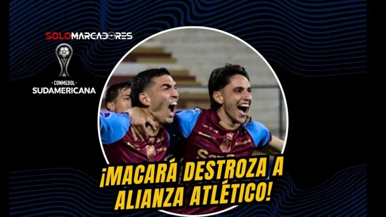 Macará vence a Alianza Atlético en Perú por la Copa Sudamericana con goles de Posse y Miranda. El Ídolo de Ambato lidera su grupo con autoridad.