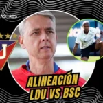 Conoce la alineación confirmada de Liga de Quito para recibir a Barcelona. Regresa Alexander Domínguez y el Choclo Quintero al equipo de Tiago Nunes.