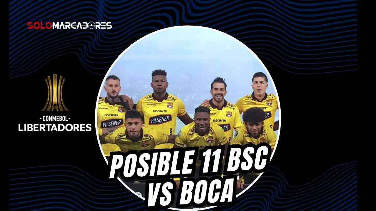 Conoce la posible formación de Barcelona SC para medir a Boca Juniors en La Bombonera. Los elegidos para buscar puntos en la Copa Libertadores.