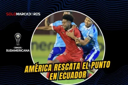 América de Cali igualó 1-1 ante Macará en Ambato por la Conmebol Sudamericana. Daniel Valencia anotó para los colombianos tras un autogol inicial.