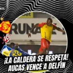 Aucas venció a Delfín por la mínima en el Gonzalo Pozo Ripalda gracias a un autogol.
