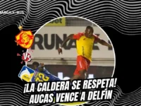 Aucas venció a Delfín por la mínima en el Gonzalo Pozo Ripalda gracias a un autogol.
