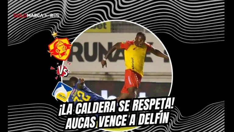 Aucas venció a Delfín por la mínima en el Gonzalo Pozo Ripalda gracias a un autogol.