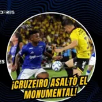 Barcelona SC debutó con derrota en la Libertadores 2026. Un gol de Matheus Pereira le dio el triunfo a Cruzeiro en el Monumental por el Grupo D.