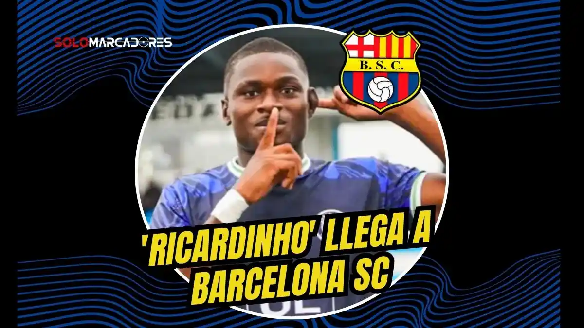Barcelona SC anunció oficialmente a Klever 'Ricardinho' Caicedo como refuerzo. Firma por una temporada con opción a tres años más.